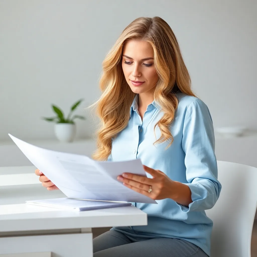 Senior persoon bestudeert pensioendocumenten