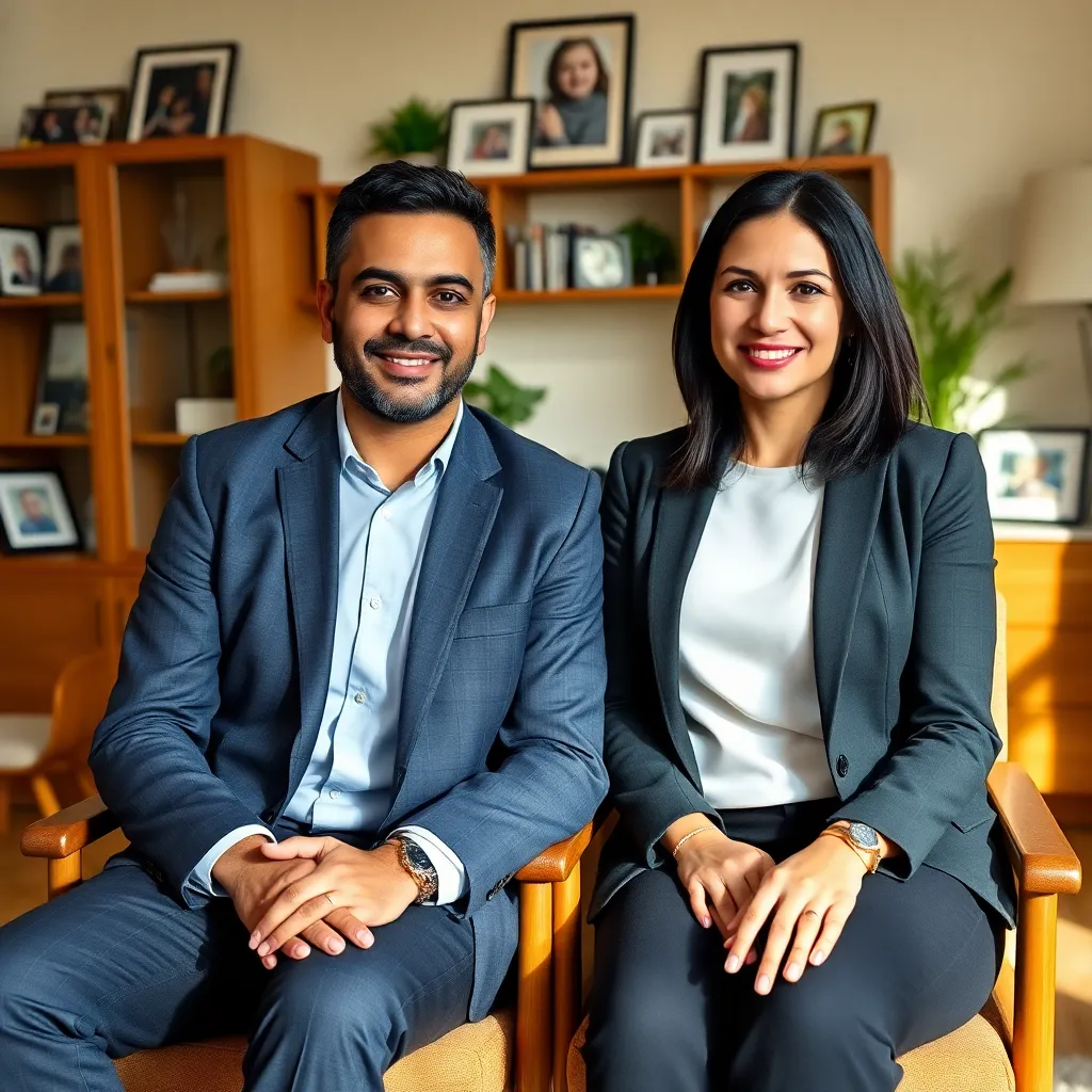 Senior koppel bekijkt pensioenplanning documenten in huiselijke omgeving