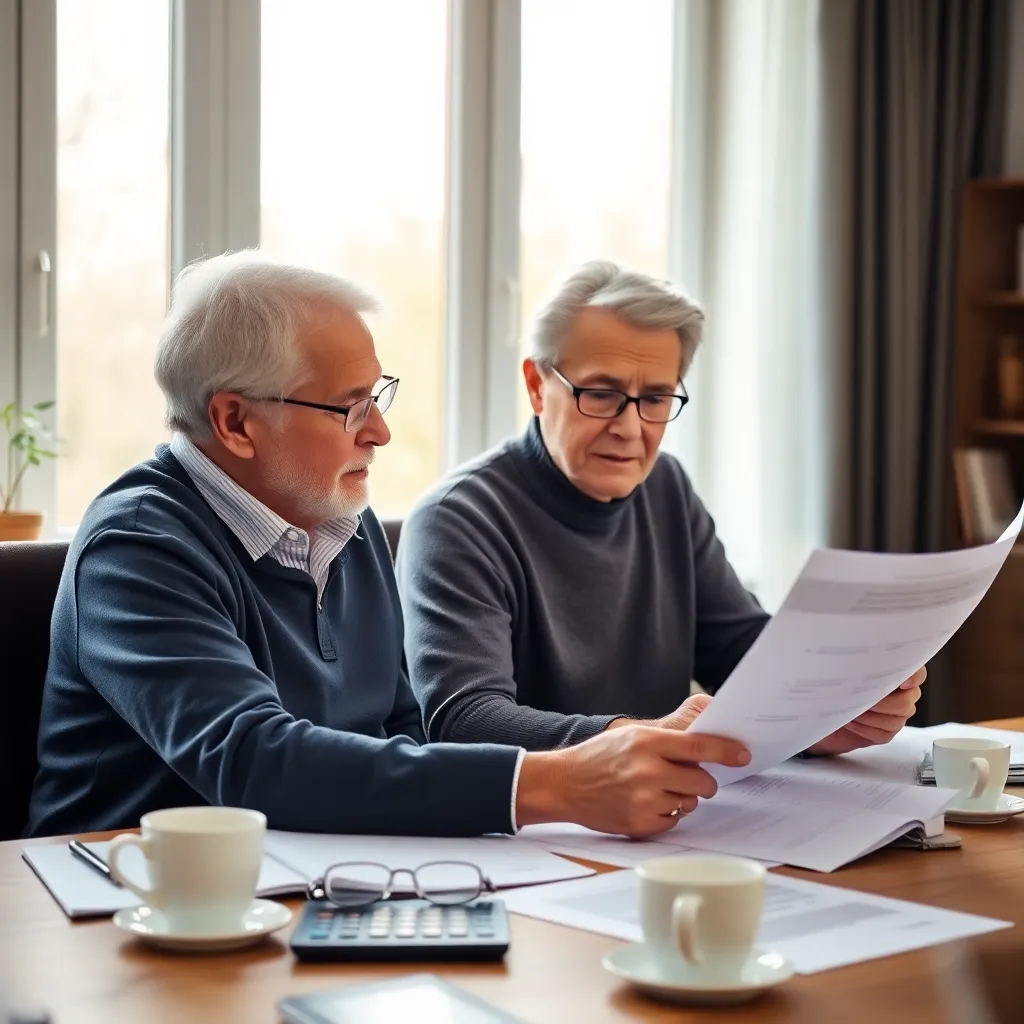 Jong stel bespreekt investeringsstrategieën met financieel adviseur
